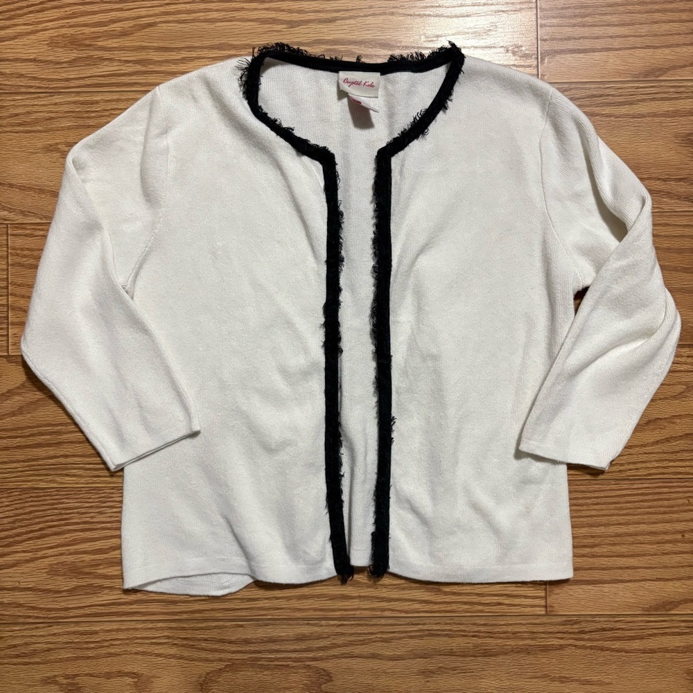 Vintage Crystal Kobe Cardigan Large
